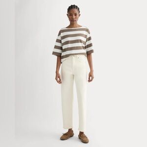 NWT Everlane The Way High Jean 2.0 in off white size 25
